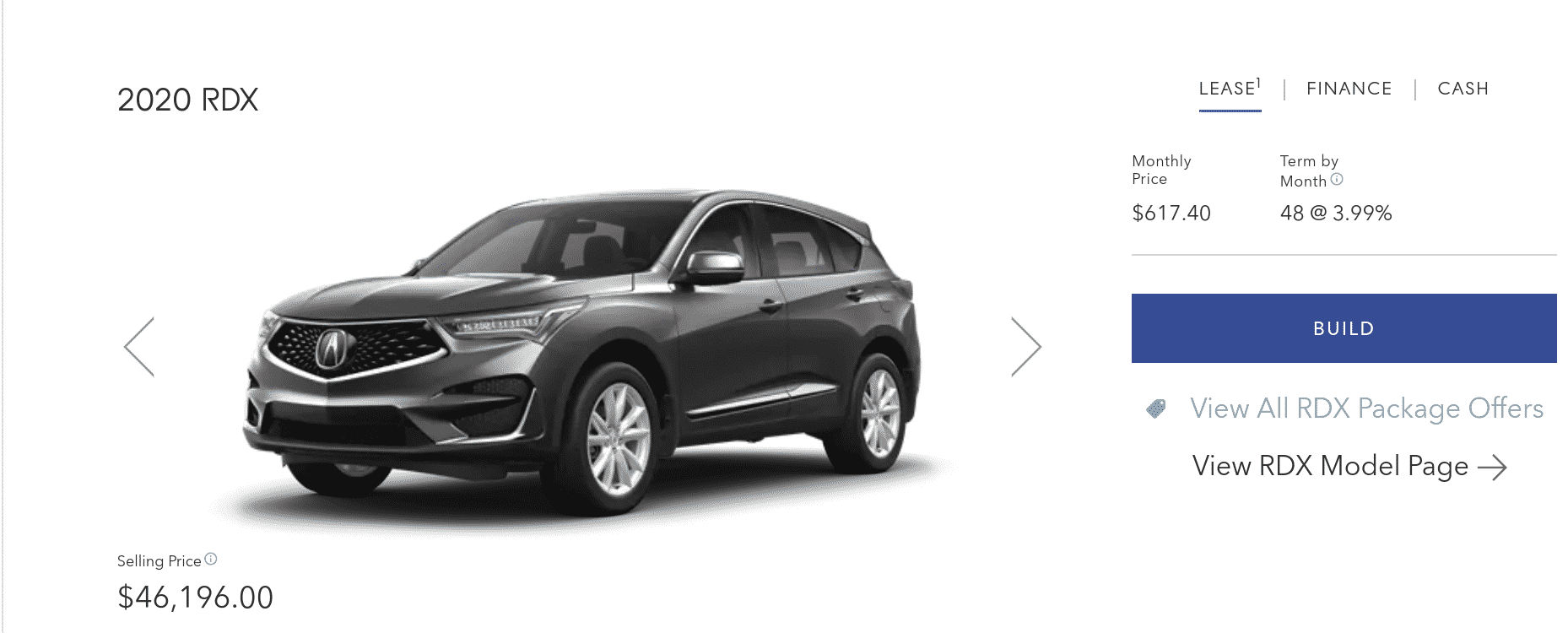 2020 Acura RDX is one of the Best New Car Deals In Ontario