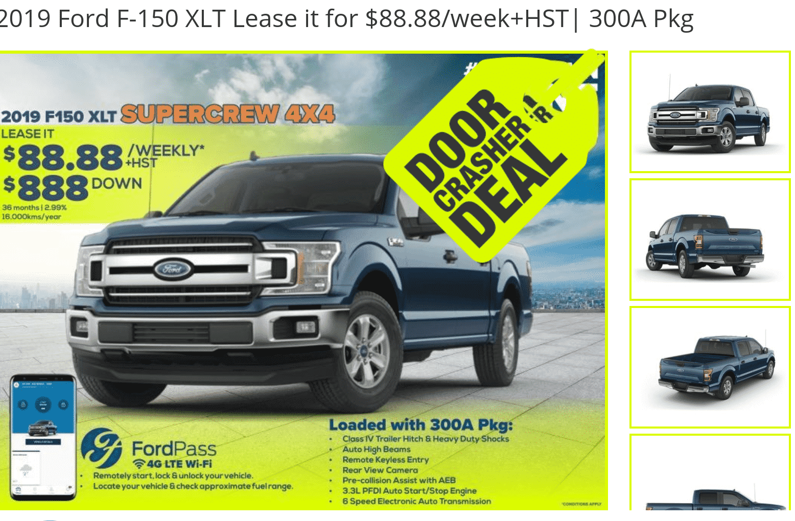 Ford F150 cardeals in Ontario