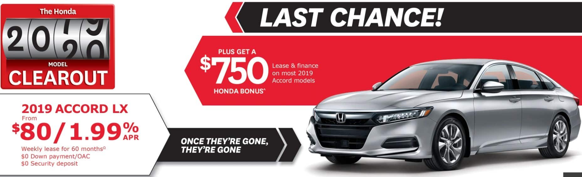 2019 Honda Accord deals in Canada