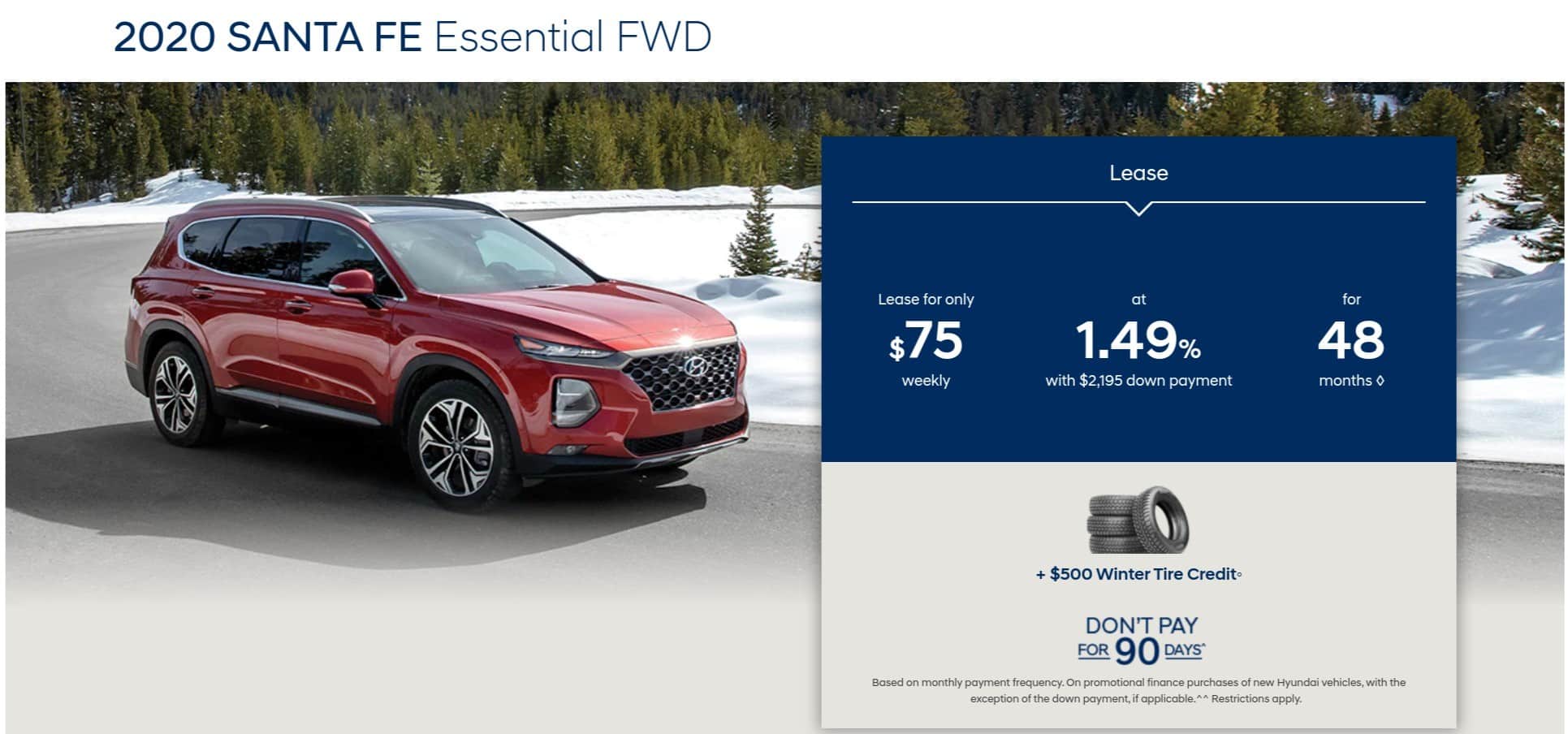 2020 Hyundai Santa Fe is one of the best new car deals in Canada