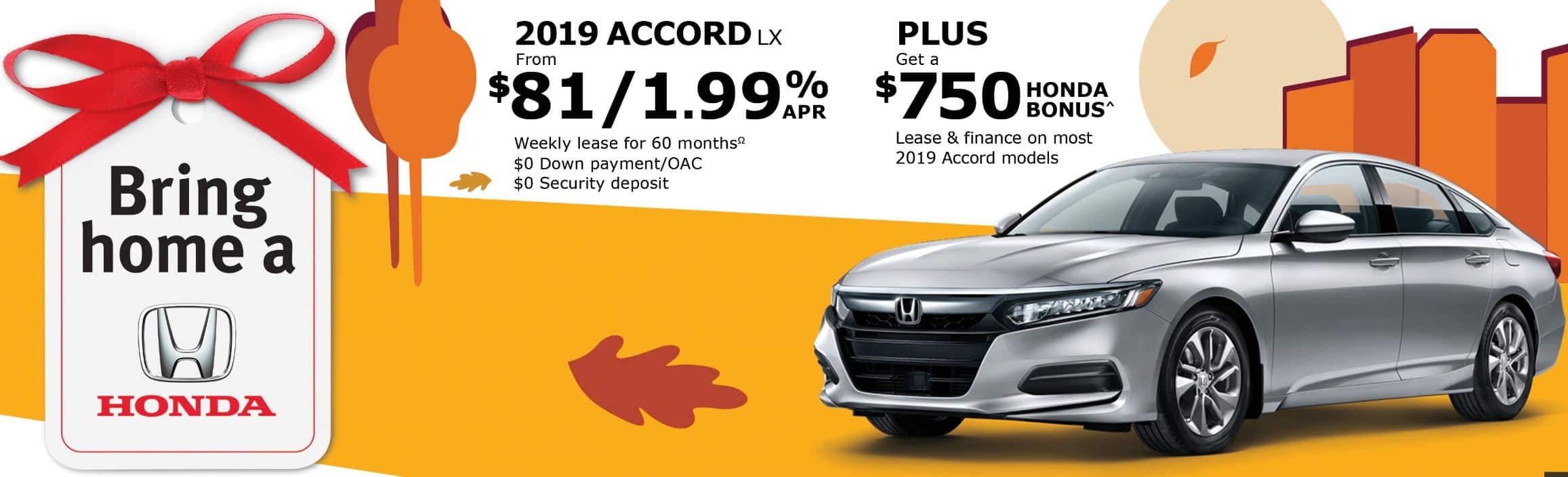 2020 Honda Accord is one of the best new car deals in Canada