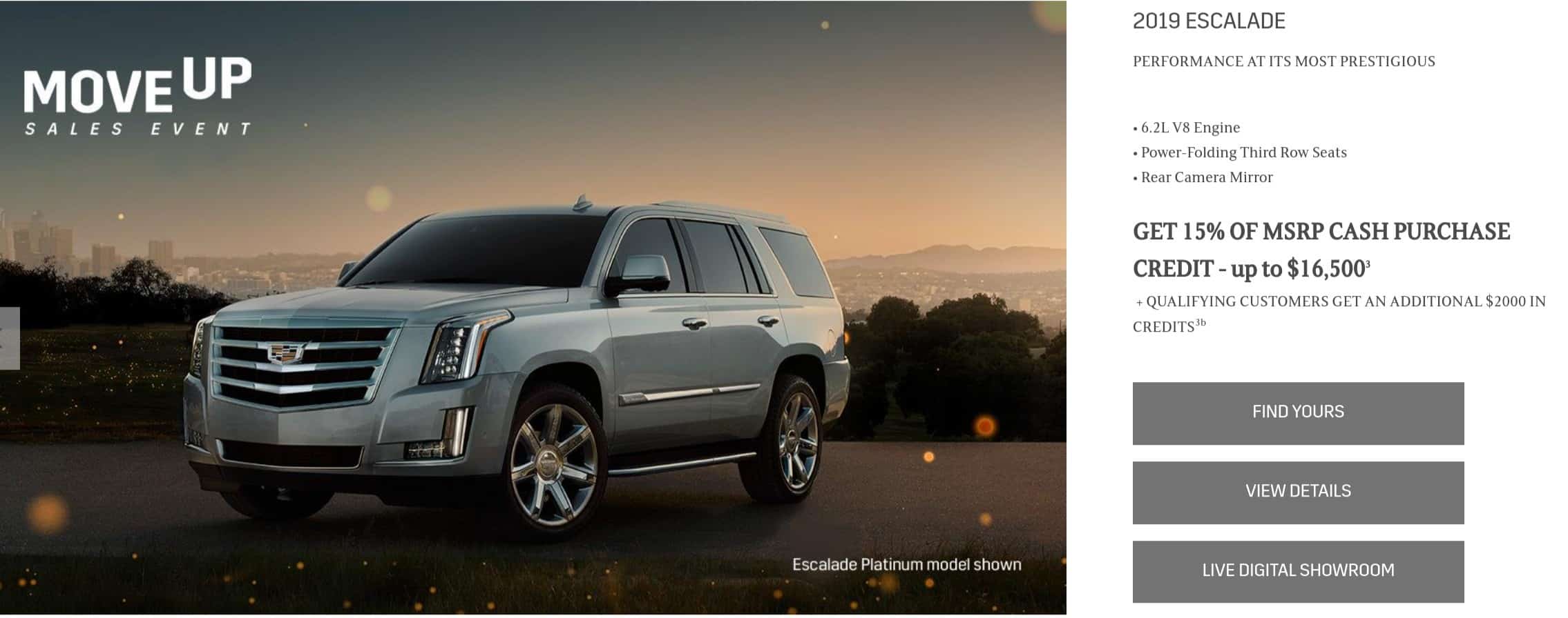 2019 Cadillac Escalade is one of the best new car deals in Canada