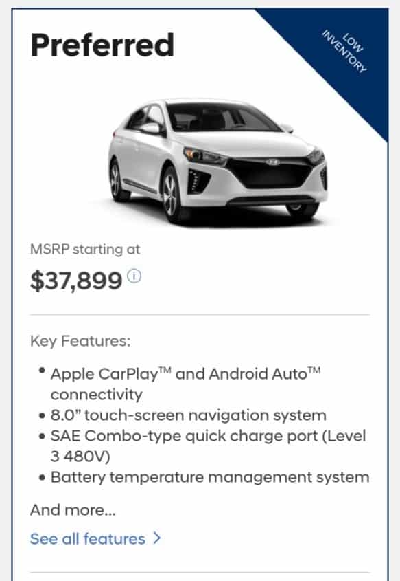 2019 Hyundai Ioniq is a great electric car deal