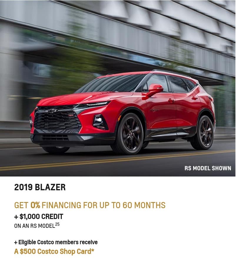 2020 Chevrolet Blazer January Deals