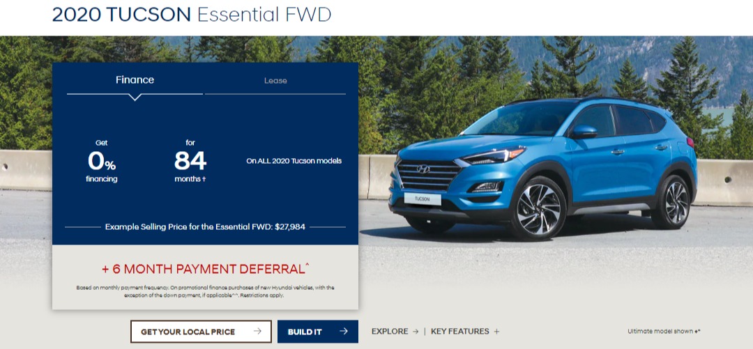 2020 Hyundai Lease Deals & Finance Offers