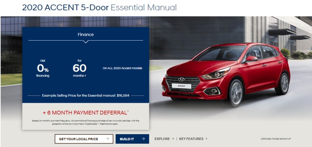 2020 Hyundai Lease Deals & Finance Offers