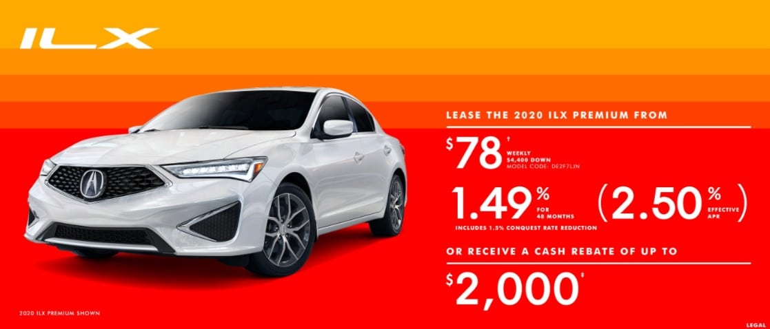 2020 Acura Lease Deals & Finance Offers