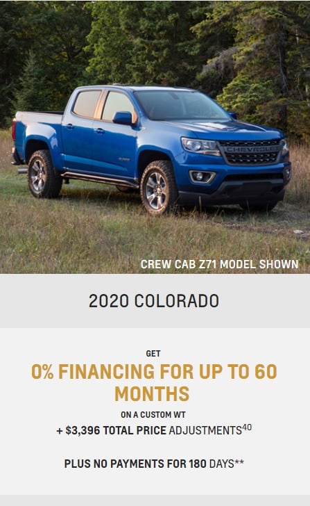 2020 Chevrolet Lease Deals & Finance Offers