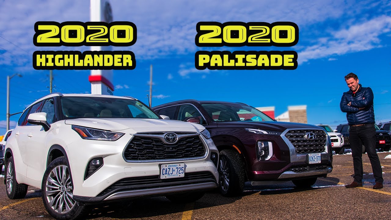 2020 Toyota Highlander vs 2020 Hyundai Palisade - Conquest Cars Canada