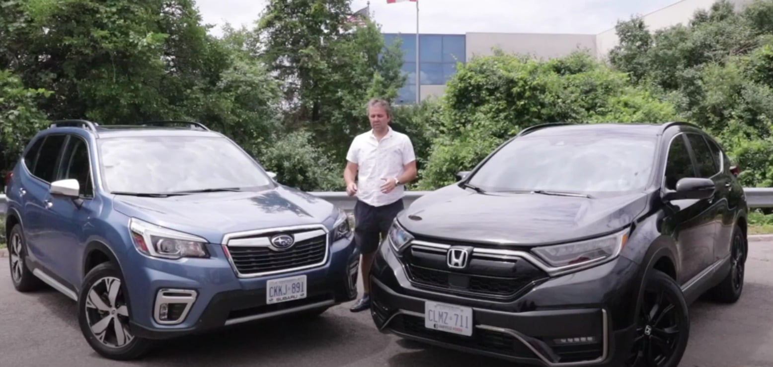 2020 Honda CR-V Black Edition vs 2020 Subaru Forester Touring